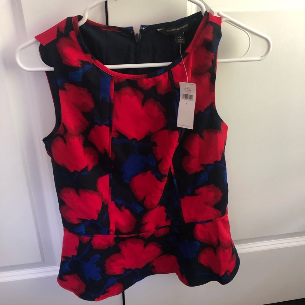 Banana Republic Floral Print Top